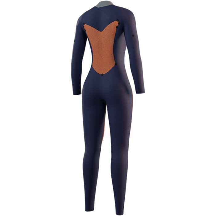 2025 Mystic Womens Star 3/2mm Chest Zip Wetsuit 35000.250052.643 - Dark Olive